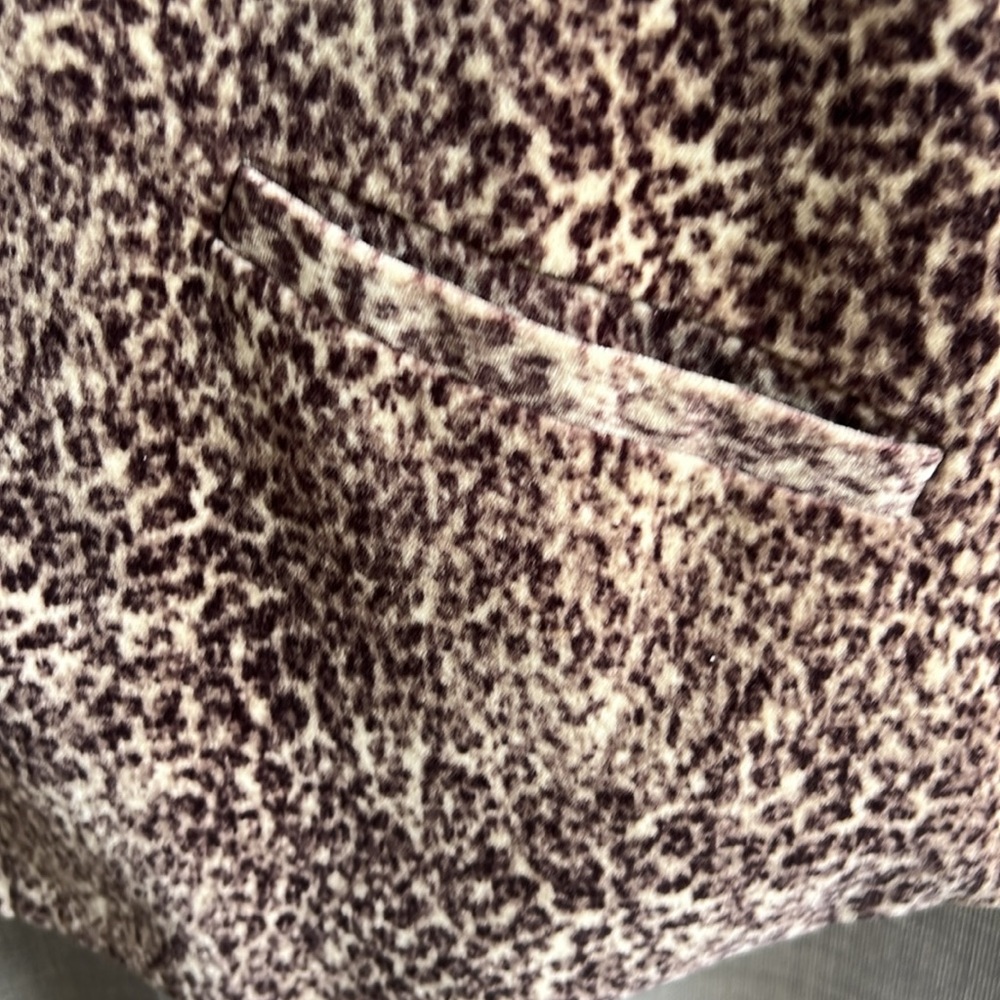 Talbots Button Down Leopard Print Chunky Gold But… - image 3